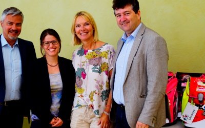 Fritz Stütz, Nadja Galanti, Manuela Wörner, Dr. Stefan Kiefer (Foto: KJF/Galanti)